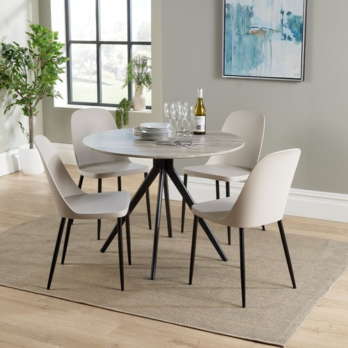 Aspen grey oak effect round - grey-oak,