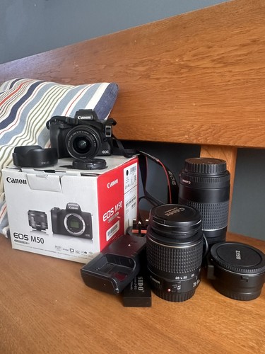 Canon eos m50 mirrorless - eos, with