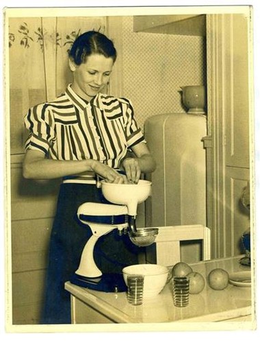 Woman making orange juice with - woman,