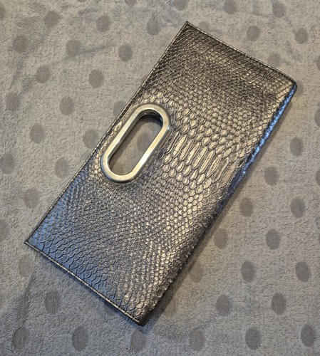 Evie metallic pewter snake - metallic,