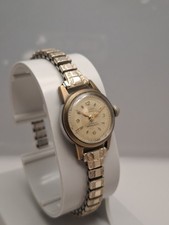 Rare Tugaris Vintage Women's 17 Jewels Gold Mechanical  Wristwatch