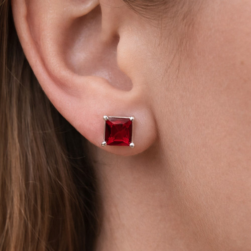 Red garnet gemstone - gemstone, handmade