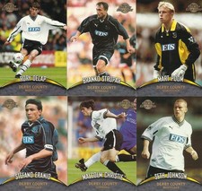 Topps Premier Gold 2001 Complete Base Set Derby County FC x 6