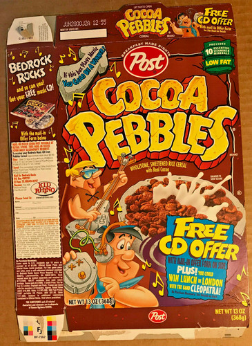 Empty post cocoa pebbles - cocoa, free