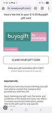 🎁6 x Buyagift Vouchers