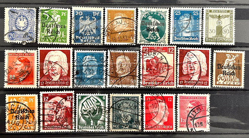 German stamps reich lot 20 - of,