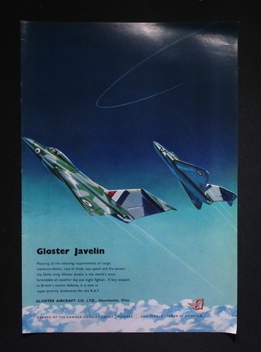 Original 1956 advert - 1956, gloster