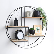 Metal Wire Wall Shelf Home