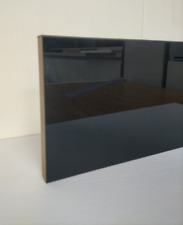 2x Black Gloss MDF Plinth