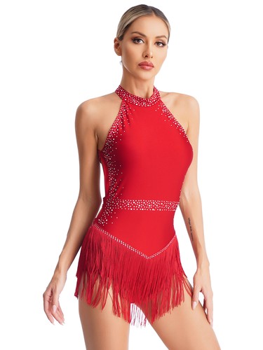 Womens sequins tassel leotard - womens,