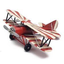 Red baron plane model - red,