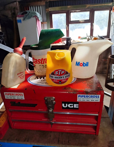 Vintage castrol mobil stp - castrol,