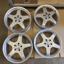 4 X OEM AMG MERCEDES 18” W209 CLK Alloy Wheels styling III 7.5j Et37 8.5j ET30