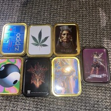 7 Art Tobacco Tins See Photos Job Lot Empty Tins