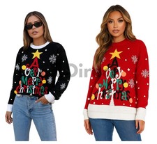 Ladies Merry Christmas Pom Pom