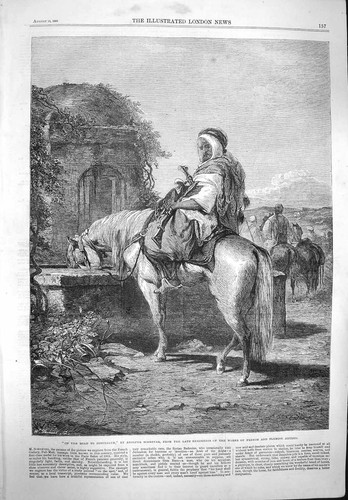 Original old antique print - original,