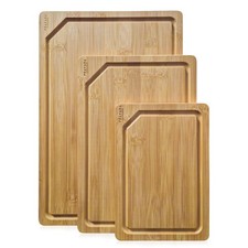 3 Chopping Board Bamboo Set -