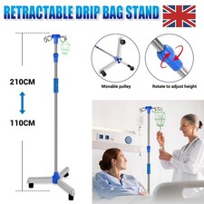 Silver IV Poles IV Stands