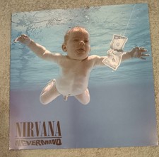 Nirvana Vinyl Album Sleeve - Nevermind.  Sleeve Only.  Near Mint.