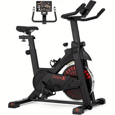 Heavy Duty Indoor Cycling Bike with 8kg Flywheel & 350 lbs Capacity - Adjustable