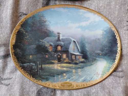 Thomas kinkade lamplight glen - thomas,