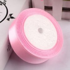 25 Metres Roll Full Reel Premium Sided Satin Ribbon 10,15,25 & 38mm