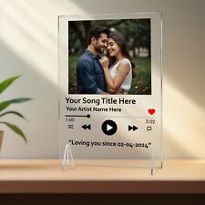 Personalised Song Plaque