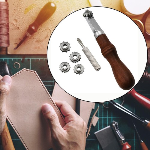 Leather needle point tracing - leather,