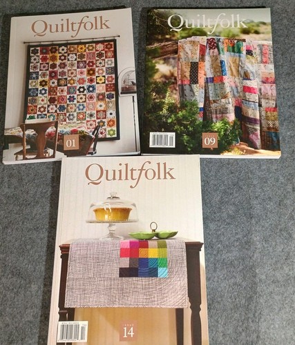 Quiltfolk magazine lot - quiltfolk,