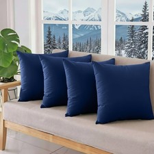 Pack of 4 Plain Velvet Cushion