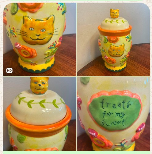 Vintage ceramic kitty cat - kitty,