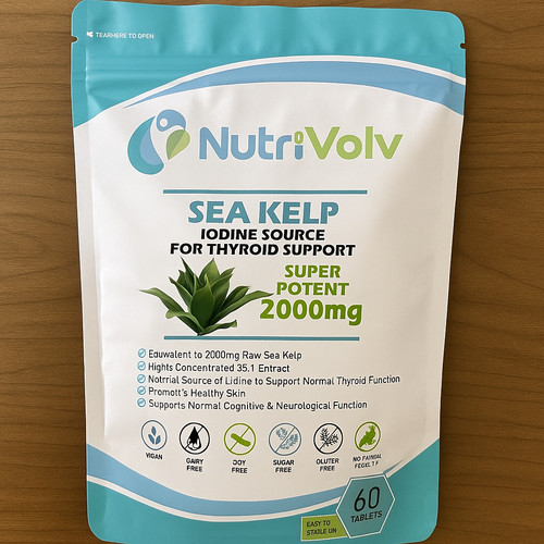 Nutrivolv sea kelp 2000mg - nutrivolv,