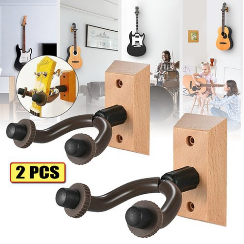 2pc guitar hanger wall - wall, mount