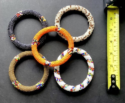 African beaded maasai - 5x,