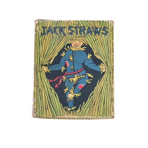 Vintage 1938 game - game, straws