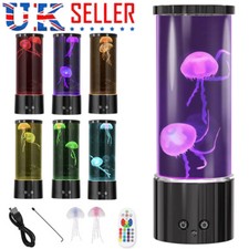 Jellyfish Lamp 17 Color Changing Mood Light,Round Led Jellyfish Lava Lamp+Remote