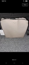 Cream Leather and Brown Suede