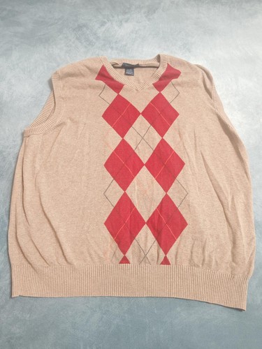 Dockers beige cotton argyle - xl,