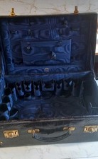 Antique Edwardian Large Finnagan Gentlemans  Crocodile  Leather Travel Suitcase.