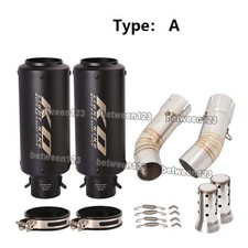 Slip For Ducati 848 1198 1098 Middle Link Tips Motorcycle Exhaust Muffler Pipes