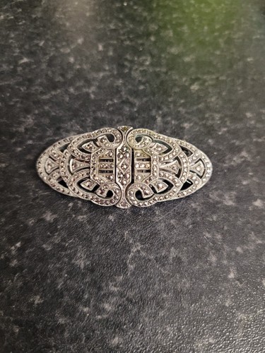 Vintage art deco marcasite - vintage,