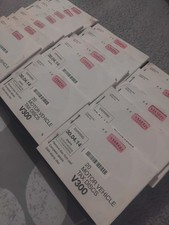 UK Book Of 20 Unused Tax Discs