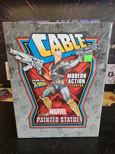 Cable marvel comics - cable, statue