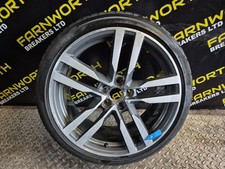 Genuine Audi TT Silver 19" TTS Alloy Wheels 245 35 19 Tyres 10 Spoke 8S0601025F