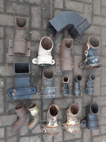 Vintage cast iron drain rain - vintage,