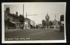 BEXLEY HEATH Kent   The Market Place  with Shops / The King's Head PH   RP