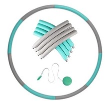 Stainless Steel Core Fitness Weighted Hula Hoop Soft Foam Portable Adjustable