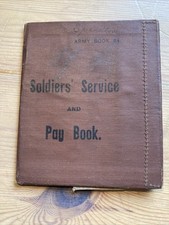 WWI Soldier’s Service Book To Arthur Spendlove, Machine Gun Corps