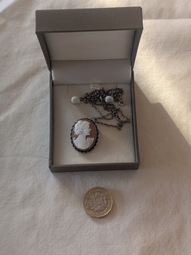Antique hand carved shell - hand,