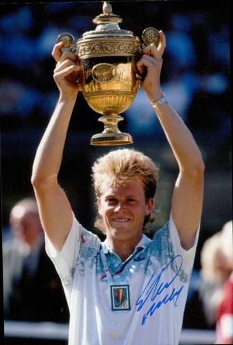 Stefan edberg hand signed 6x4 - edberg,